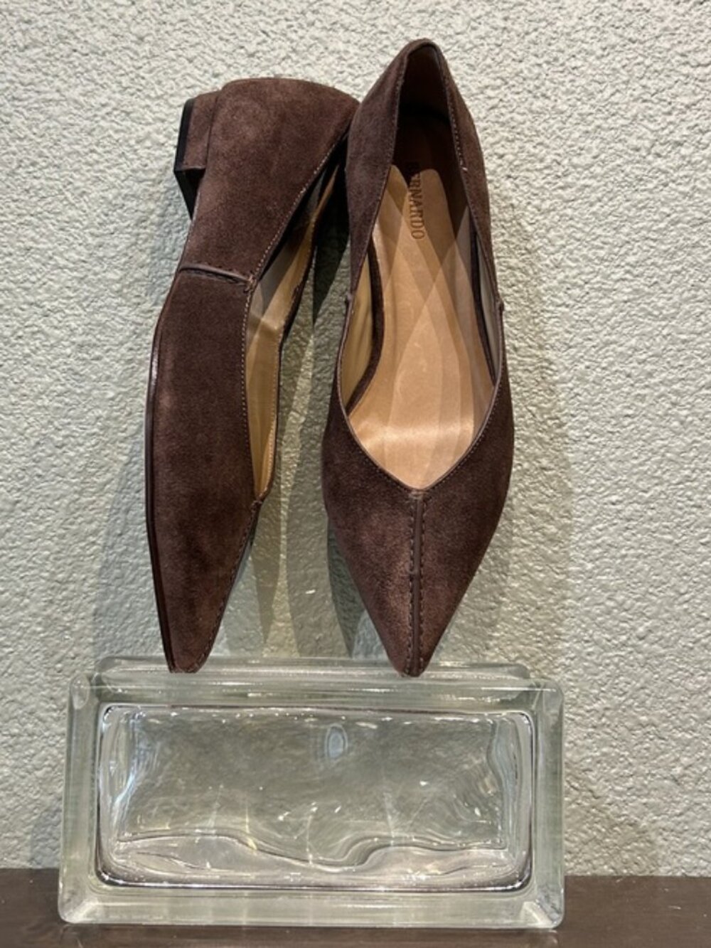 Bernardo Lana Dark Chocolate Suede